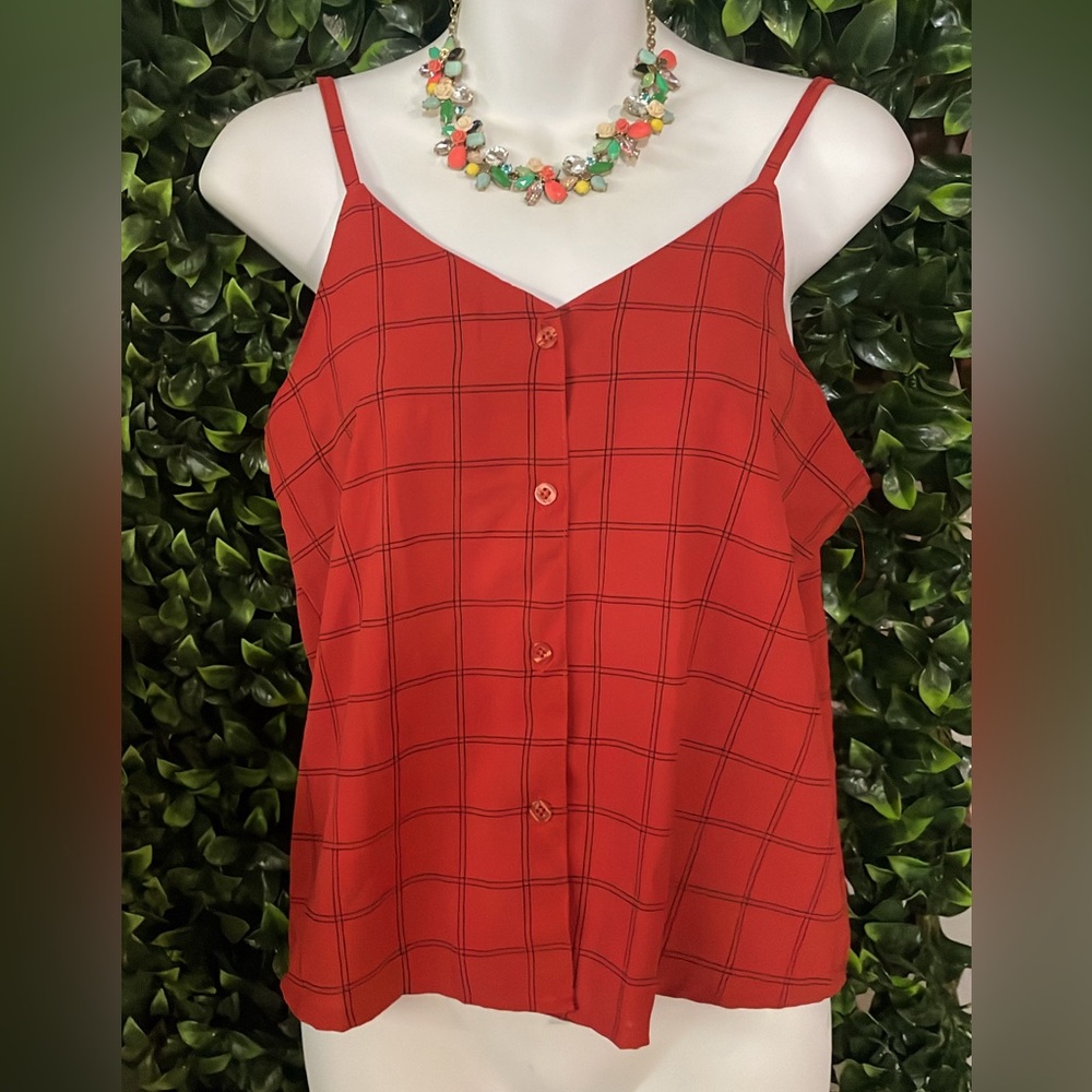 Plaid top